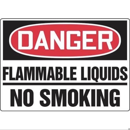 Accuform OSHA DANGER SAFETY SIGN FLAMMABLE MCHL086XT MCHL086XT